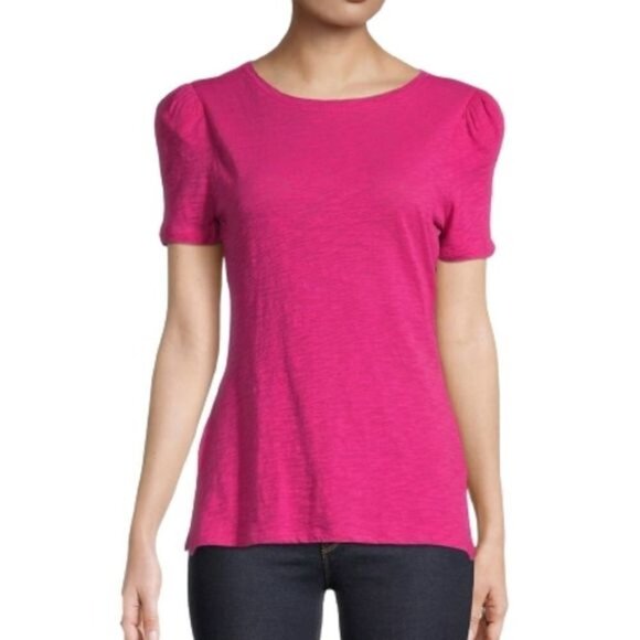 I.N.C Petite Short Puff Sleeve Top - Picture 2 of 4